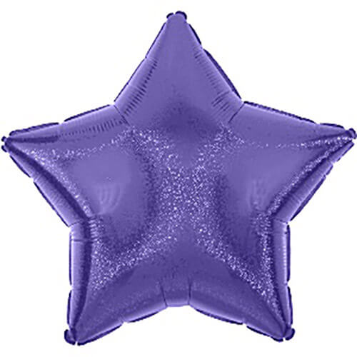 Party Balloon 18"Purple Dazzler Star Party Foil Balloon S40 