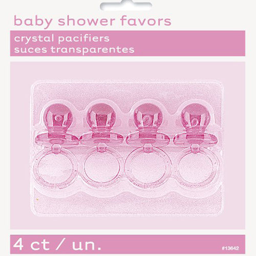 Party Balloons Pink Pacifier Favors