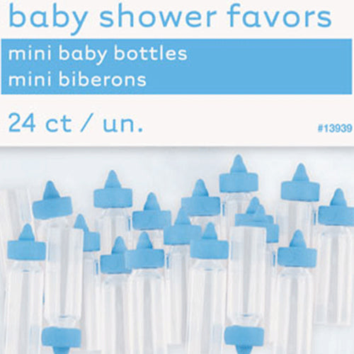 Party Balloons Mini Baby Bottles-Blue