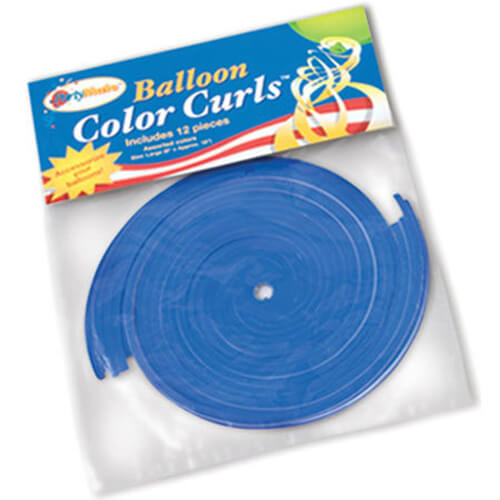 Balloon Color Curls 12 Count
