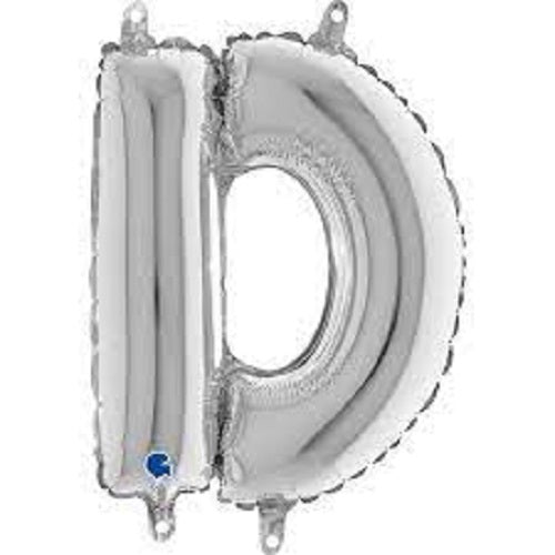14" Silver Letter (D) Foil Balloon 