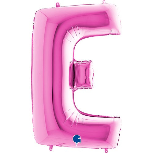 14" Pink Letter (E) Foil Balloon 