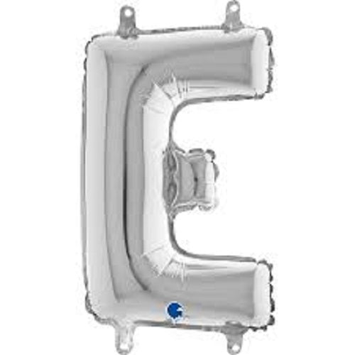 14" Silver Letter (E) Foil Balloon 