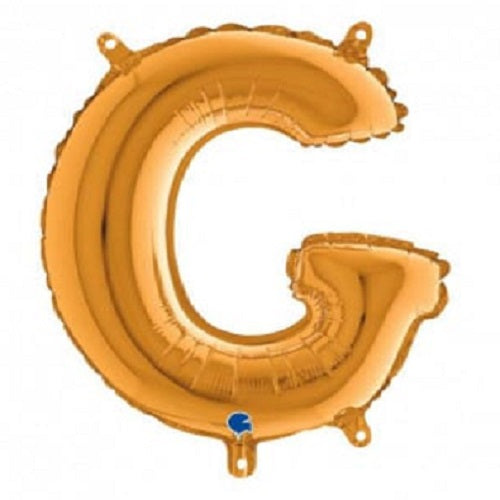 14" Gold Letter (G) Foil Balloon 