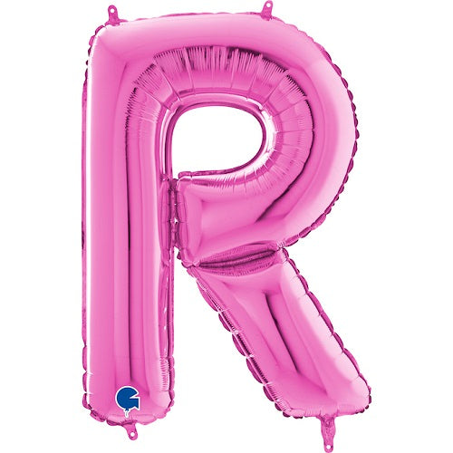 14" Pink Letter (R)Foil Balloon 