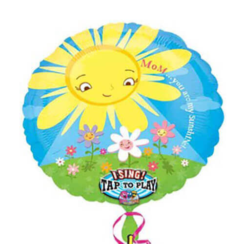 Party Balloon 28" Mom You Are My Sunshine Singing Foil Balloon