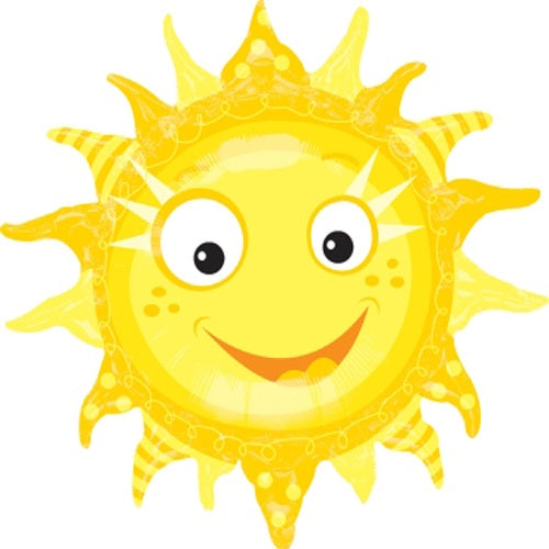 Party Balloon Graphic Sun P38