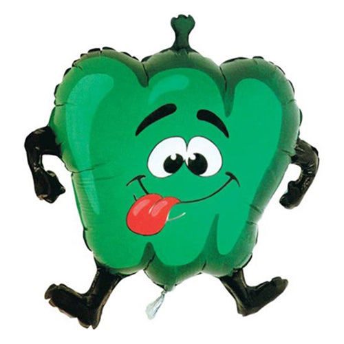 Party Balloon 14"Green Pepper Decoration Foil Balloon