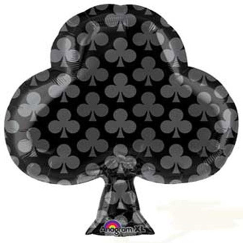 Party Balloon 18" Black Club Balloon 1Ct