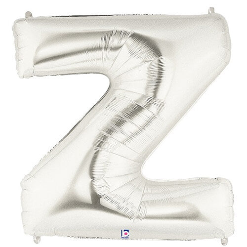 Party Balloon Letter Z Silver Balloon Super Shape Foil Balloon