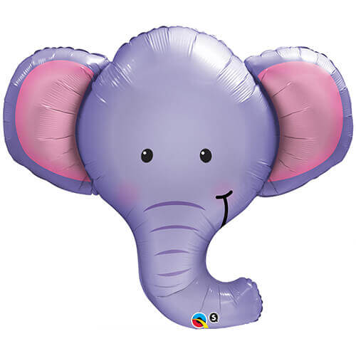 Party Balloon Elephant Face Super Shape Foil Balloon