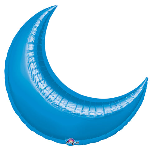 Party Balloon 26" Blue Crescent Foil Balloon S40 