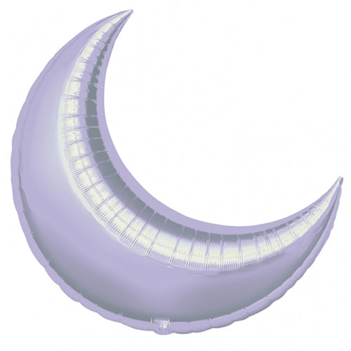 Party Balloon 35" Lilac Crescent Foil Balloon P30
