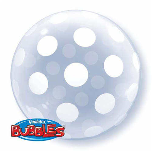 Party Balloon Big Polka Dots Bubble Balloons 20" 