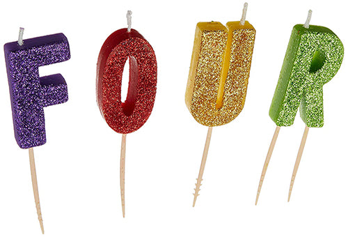 Party Balloon (6)Candle Glitter Four