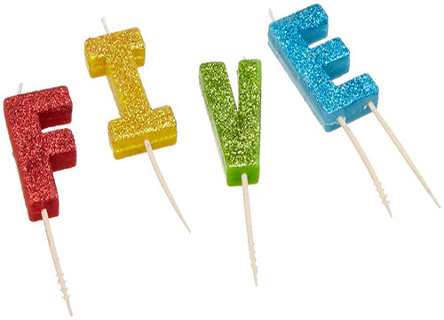 Party Balloon (6)Candle Glitter Five
