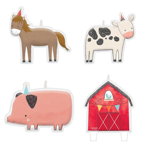 CANDLE BDAY SET BARNYARD BDAY
