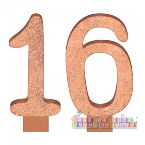 CANDLES NUMERAL SWEET SIXTEEN