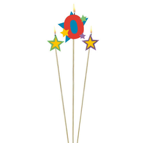 Party Balloon Candle Birthday Pick Star #0
