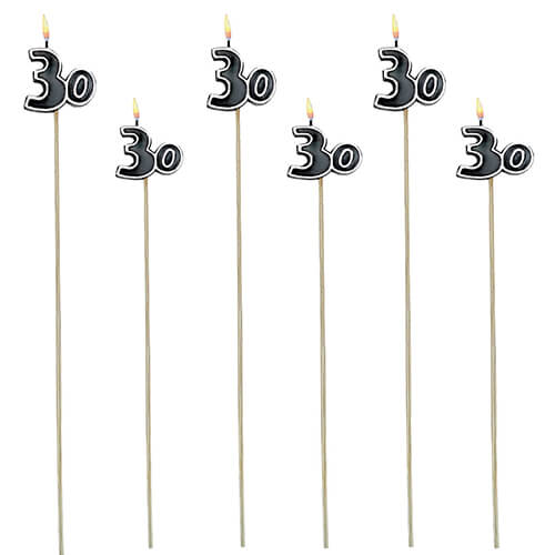 Party Balloon 10" Candle Oh No 30! 
