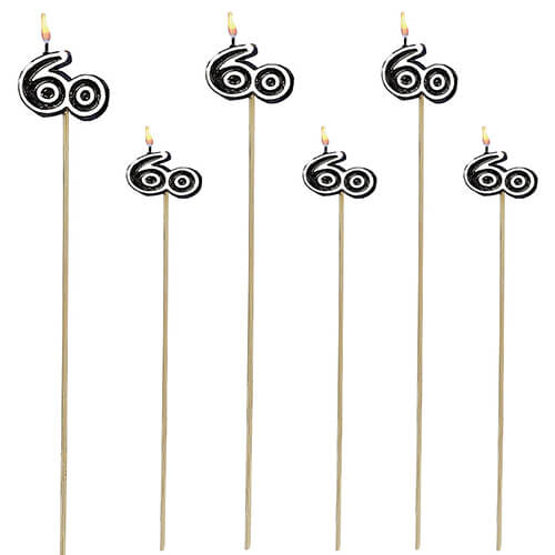 Party Balloon 10" Candle Stick Oh No 60!