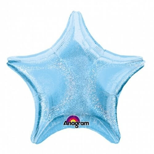 Party Balloon 19" Pastel Blue Dazzler Foil Balloon S40
