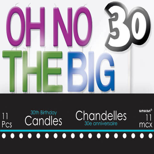 Party Balloon 3" Oh No! The Big 30 Birthday 