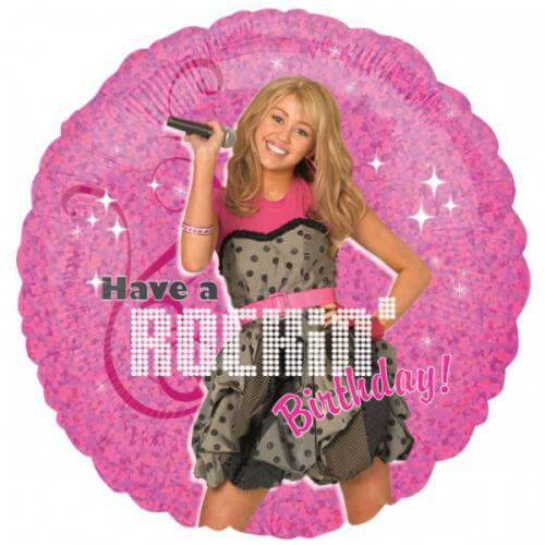 Party Balloon Hannah Montana Rock The Stage Foil Balloon
