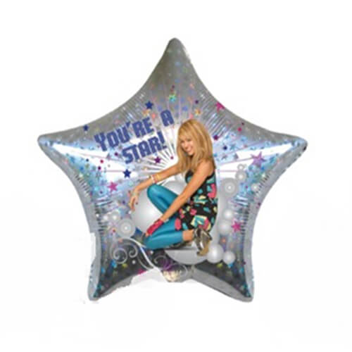 Party Balloon 16"Hannah Montana Your a Star Decor Foil Balloon