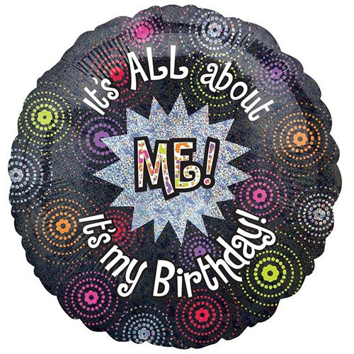 Party Balloon It's All About Me Birthday Foil Balloon 