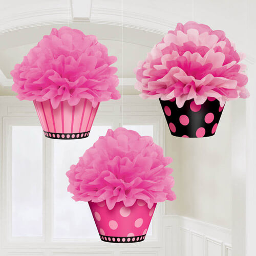 Party Balloon Cupcake Fluffy Decotration 