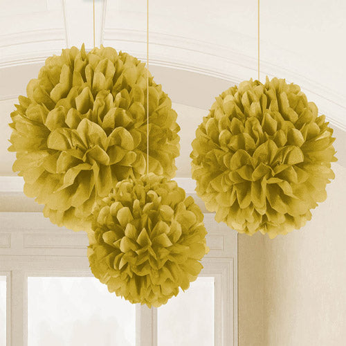 Party Balloon Gold Fluffy Decoration