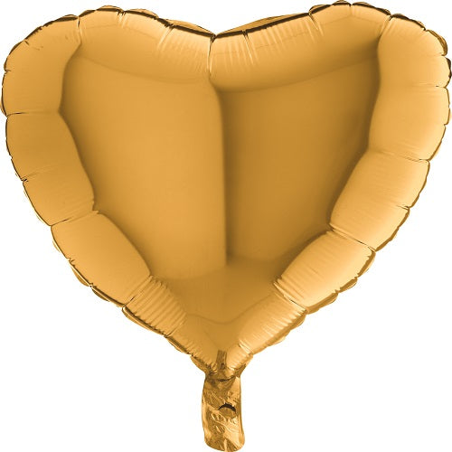 Party balloon Gold Heart 18" Foil Balloon 