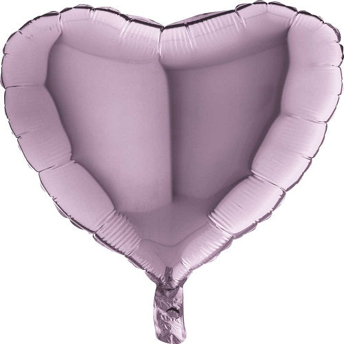 Party Balloon Lilac Heart 18" Foil Balloon 