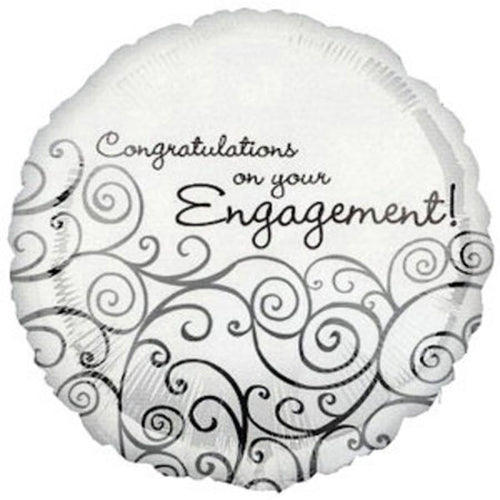 18" Crowned Bride To Be Foil Balloon