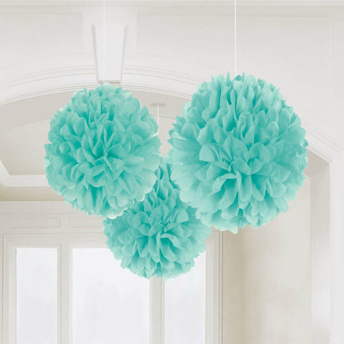 Party Balloon Robins Egg Blue Fluffy Decoration 