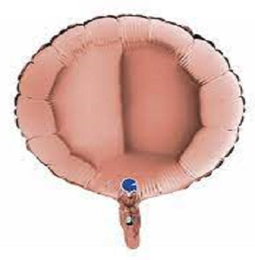 Party Balloon Rose Gold Round Shape 18" Foil Balloon 