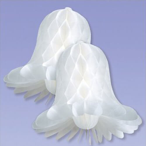 Party Balloon White Bell Honeycomb Decoration