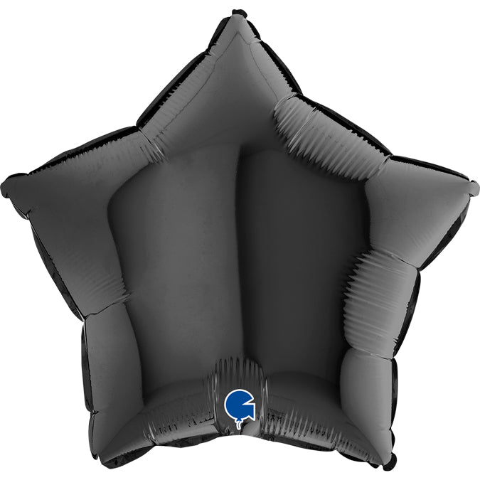 Party Balloon 18" Black Star Foil Balloon 
