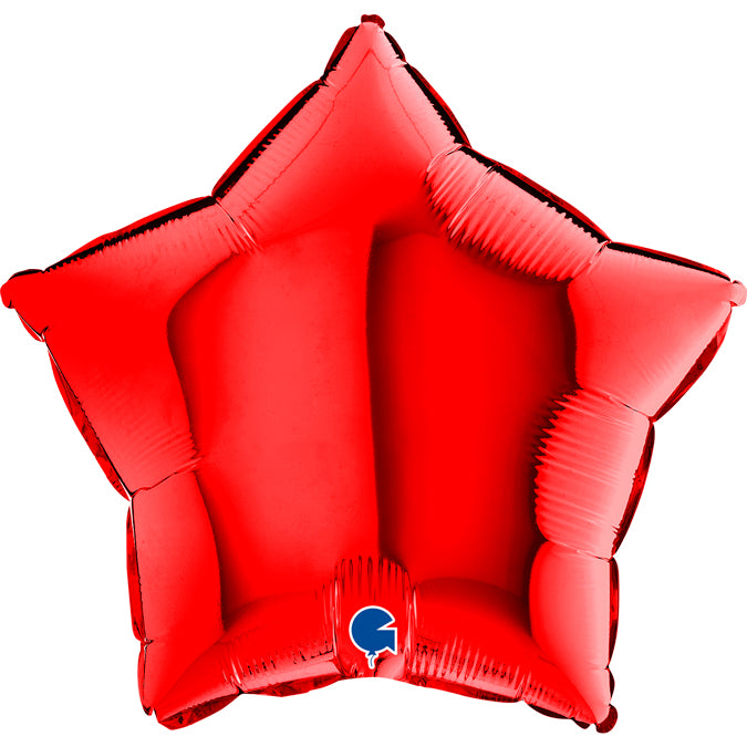 Party Balloon Red Star 18" Foil Balloon 