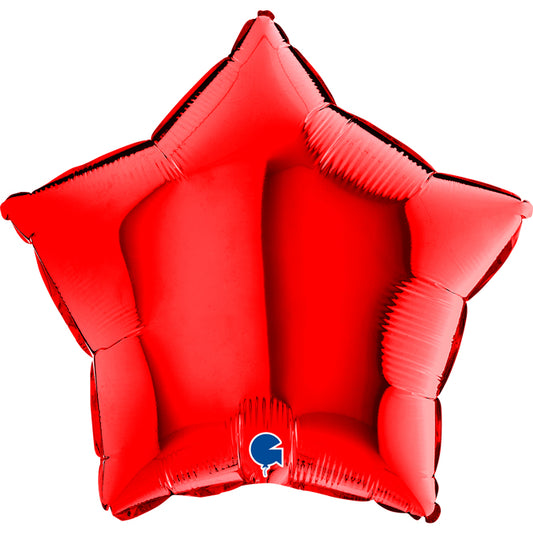 Party Balloon Red Star 18" Foil Balloon 