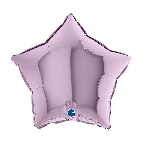 Party Balloon 18" Star Lilac Foil Balloon 