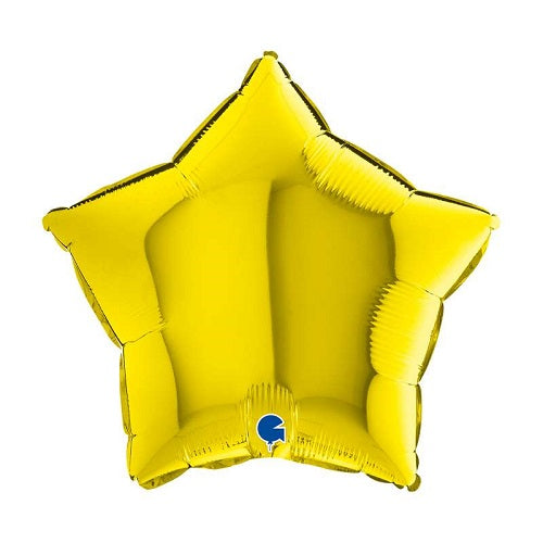 Party Balloon 18" Yellow Star Foil Balloon 