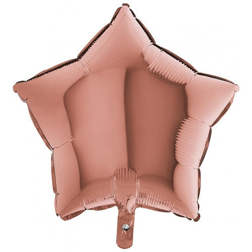 Party Balloon 18" Star Rose Gold Foil Balloon 