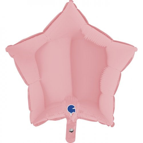 Party Balloon 18" Matte Pink Star Foil Balloon 