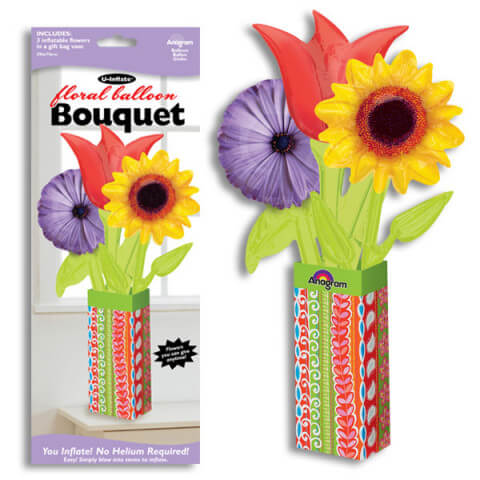 Party Balloons- 29" Floral Bouquet Foil Balloon