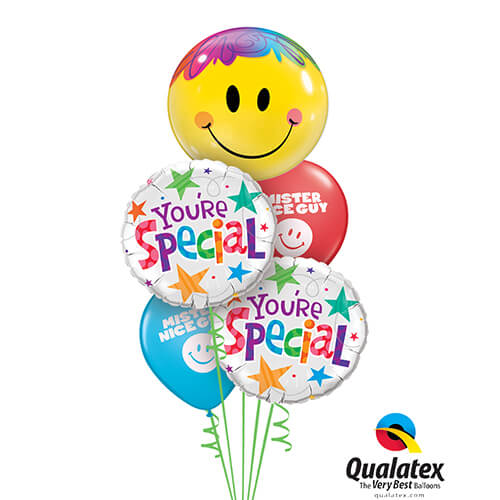 Party Balloon Special Smiley Balloons Bouquet