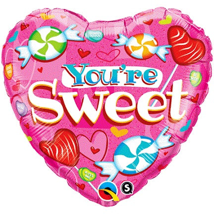 Party Balloons 18" You're Sweet Heart Shape S50 1Ct.