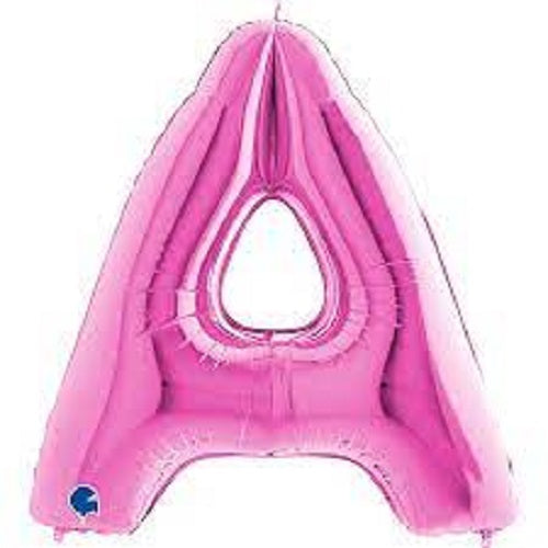 40" Pink Letter (A) Foil Balloon 