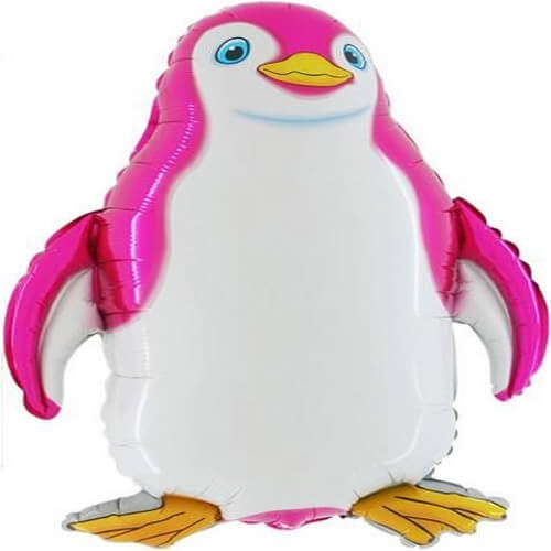 Party Balloon 36"Penguin Pink Foil Balloon
